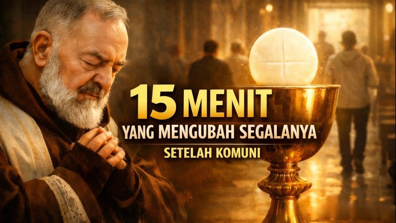 Padre Pio: Ibu yang Tinggal Diam Setelah Komuni Akan Menyelamatkan Anaknya | 15 Menit Bersama Yesus