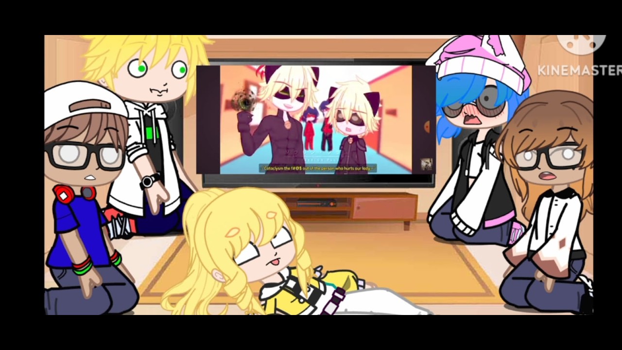 •||💘MLB💘( (🐞 Miraculous ladybug 🐞) ) reacts to 💫MLB memes💫|| Cupcake gacha 🧁🧁🧁||•
