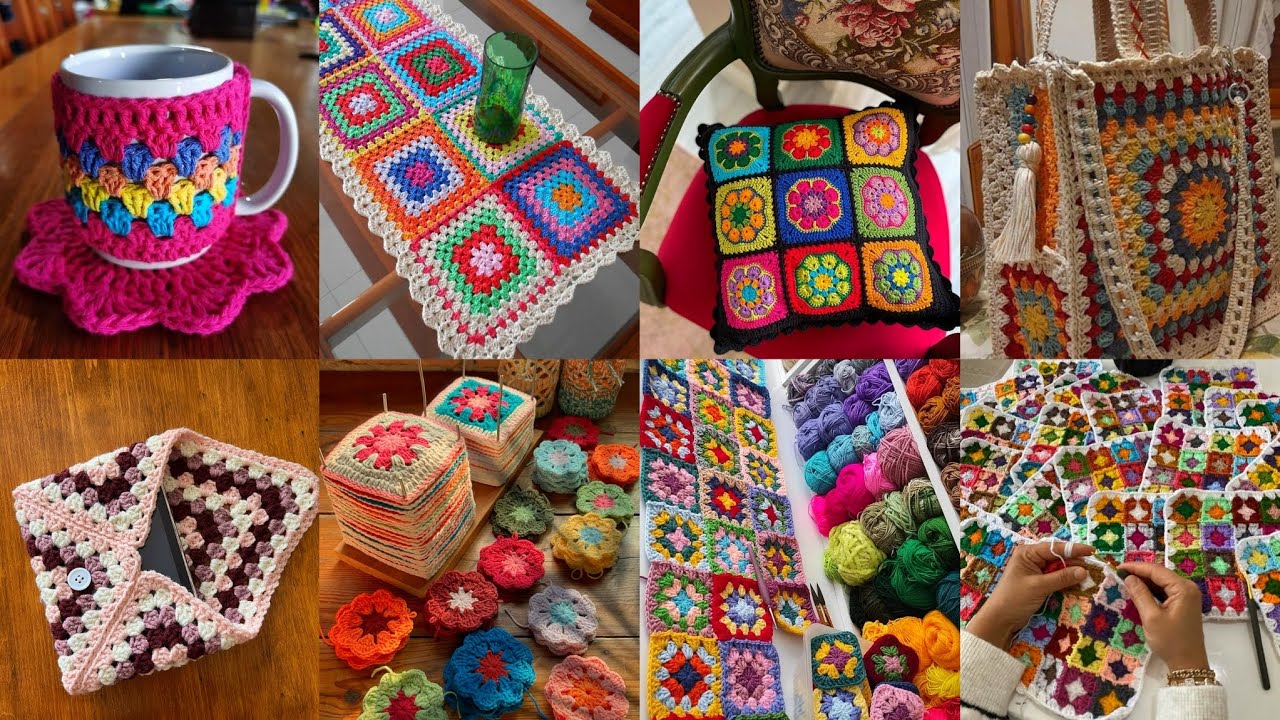 Most Beautiful & Attractive Free Crochet Items patterns/Eassy Home made hand-knitted qurassiya..