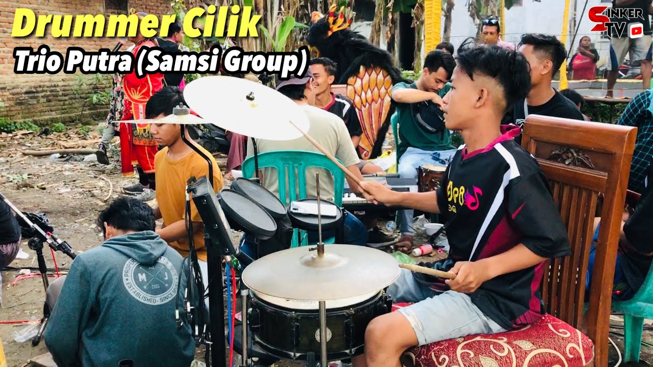 Santuy Drummer Cilik Reog Samsi (Trio Putra) | Show Bangkir Pelabuhan