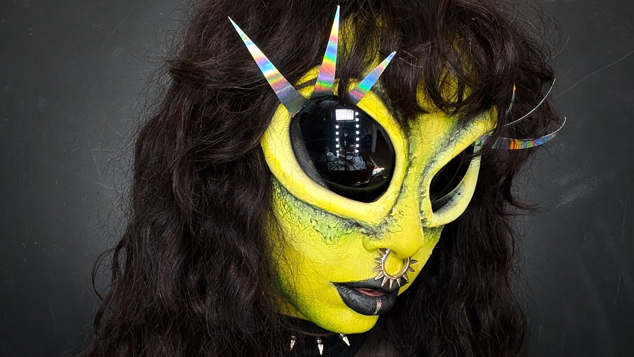 Alien Eye Illusion Makeup Tutorial 👽 | Large Black Eyes SFX