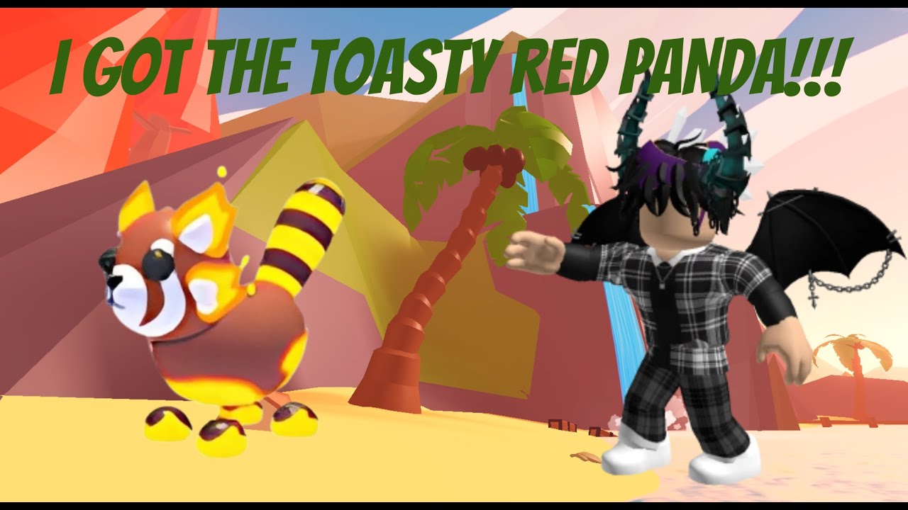 I GOT TOASTY RED PANDA IN ADOPT ME!!!