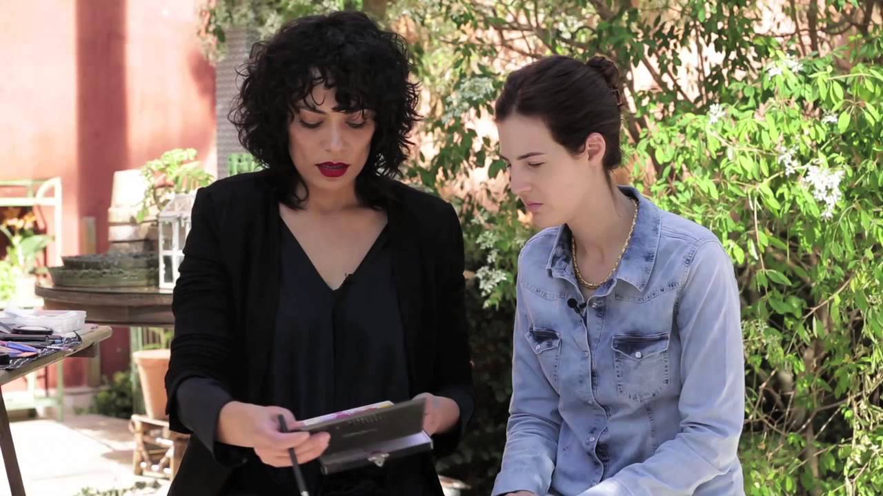 VogueBrTv - Duas id&eacute;ias de make azul com Victoria Ceridono e Fabiana Gomes
