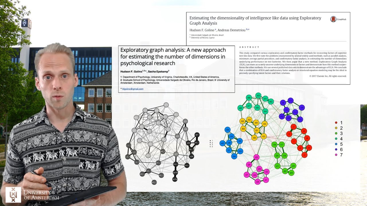 Network Psychometrics (1) Latent variable models & network models + Exploratory Graph Analysis