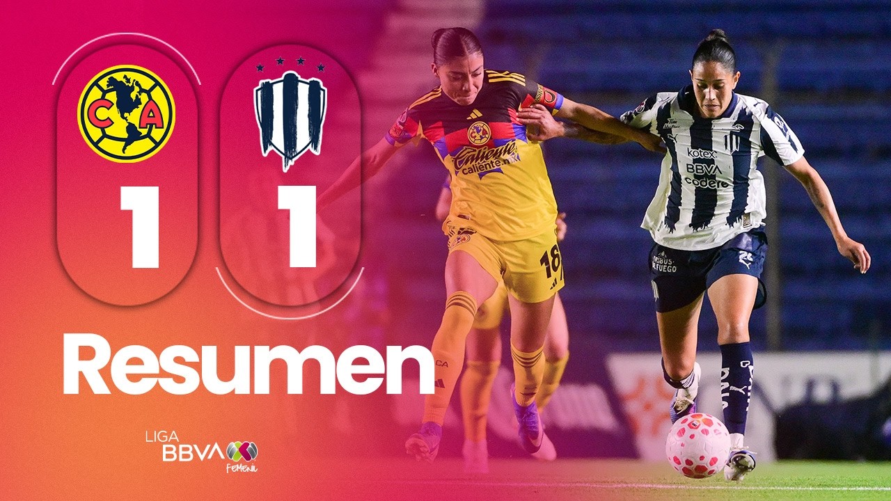 AMÉRICA 1-1 RAYADAS | Empate en la J9 en la Ciudad de los Deportes