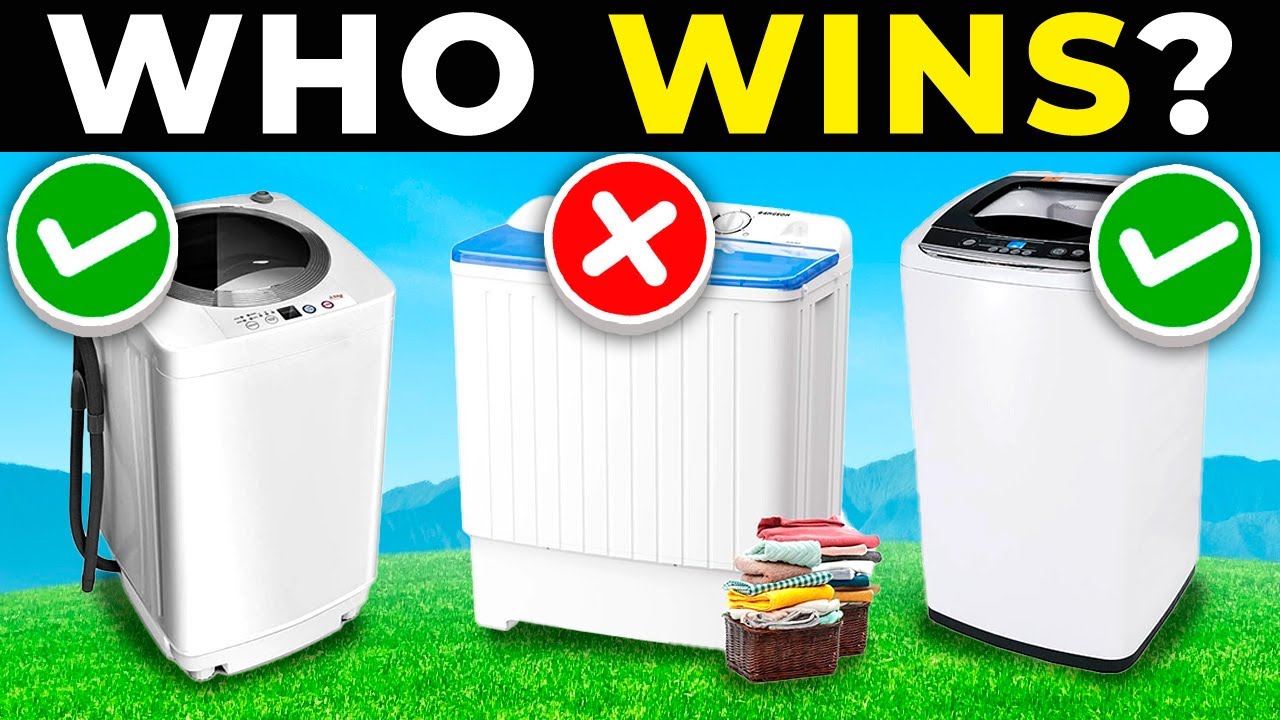 ✅ TOP 5 BEST PORTABLE WASHING MACHINES 2025 | BEST COMPACT WASHERS