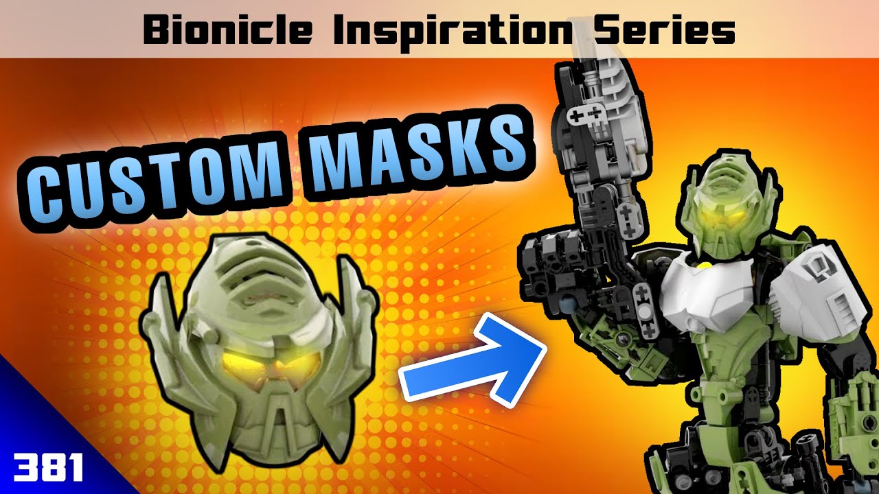 EPIC CUSTOM LEGO MASKS - Bionicle Inspiration Series - Masks (Ep 381)