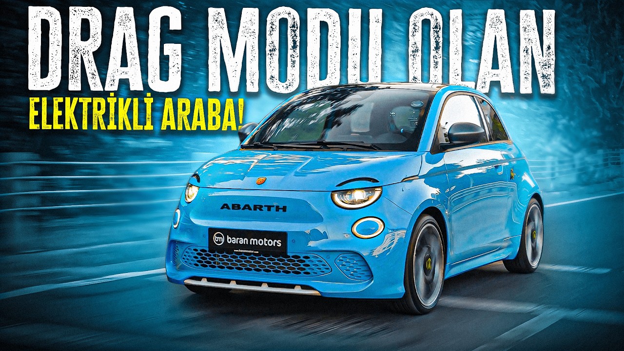 En Sesli Elektrikli Araba! | 500e Abarth