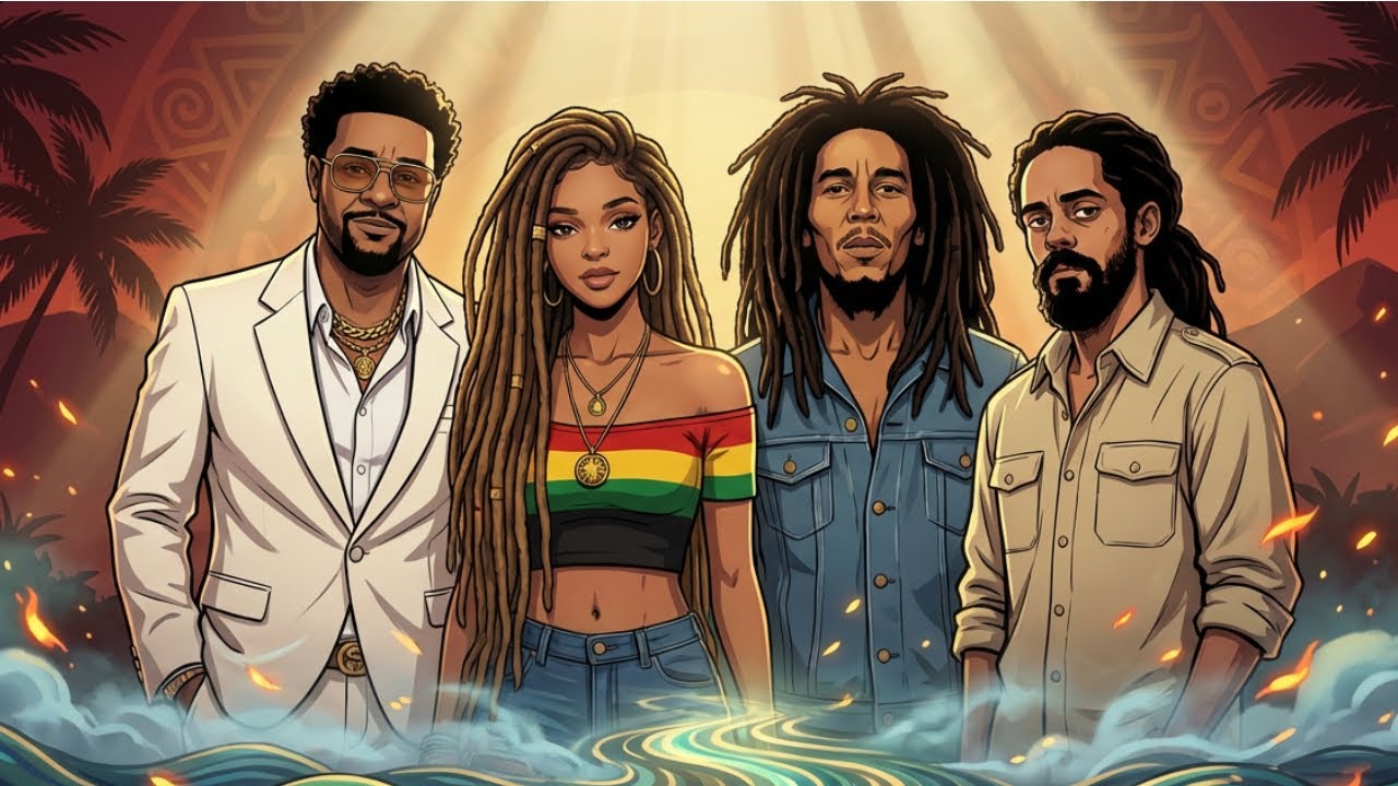 4 LEGENDS. 1 RIVER. (Bob Marley ft. Damian, Shaggy & Nayla-Roots) | Non-Stop 2026