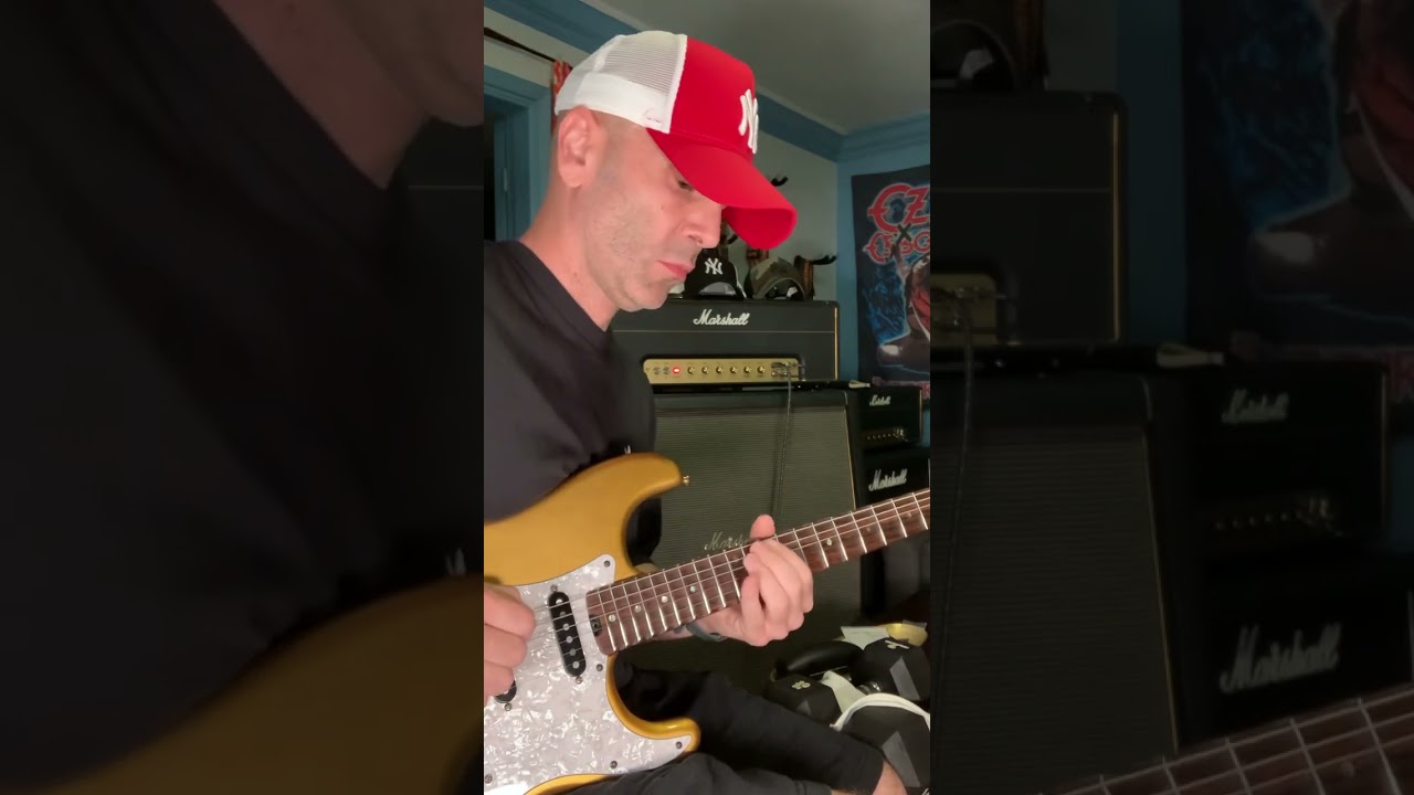 The High Gain Rock n Roll Tones on a Marshall are Just Too Awesome ⚡️#guitar #blues #bluesrock