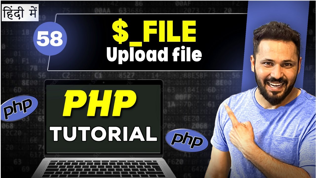 Php Tutorial in Hindi #58 $_FILES | upload file