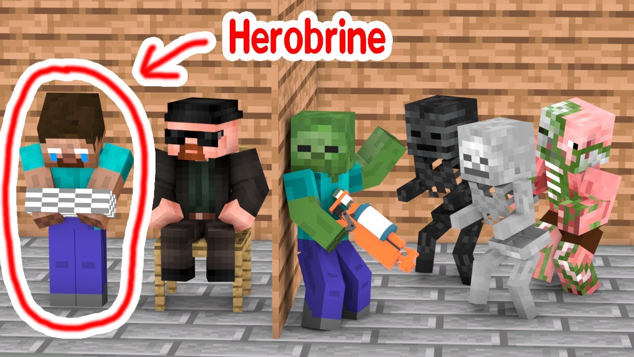 Rescuing Herobrine Challenge - Funny Story - Minecraft Animation