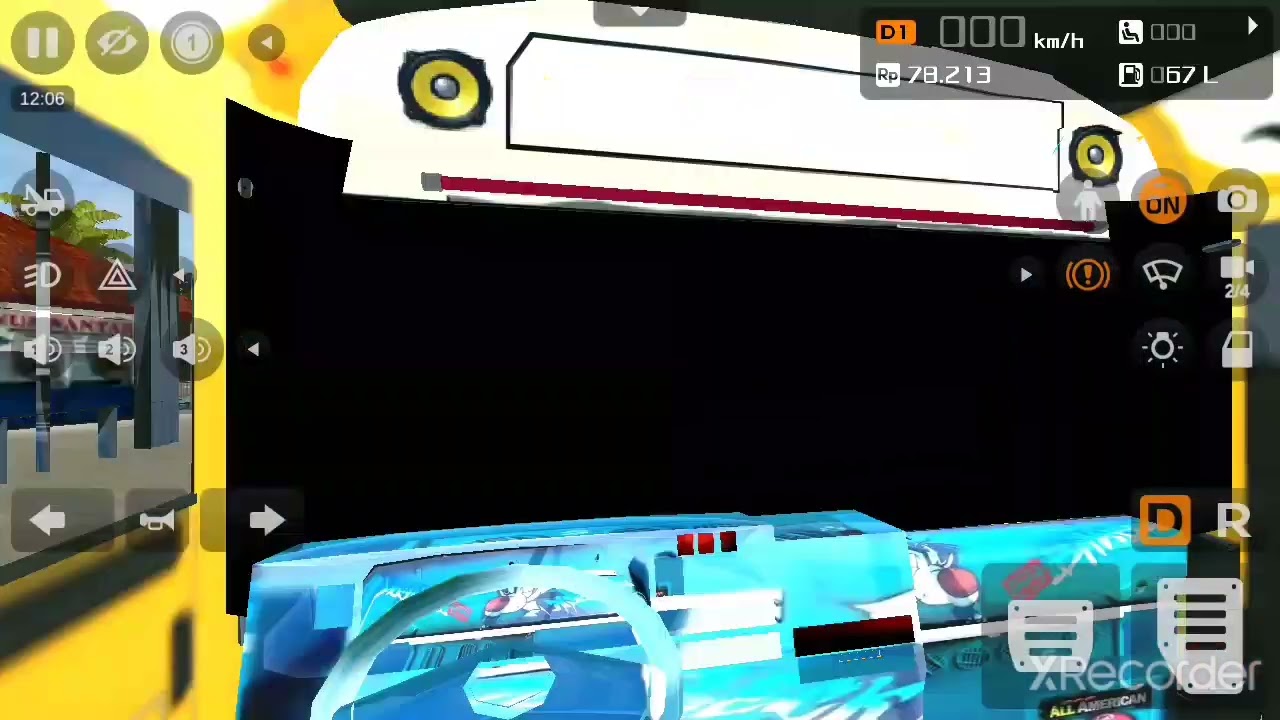 como quitar los vidrios negros en bus simulator Indonesia😎😎😎