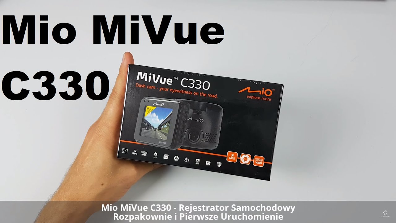 Mio MiVue C330 Rejestrator Samochodowy Rozpakowanie i Pierwsze Uruchomienie PL | ForumWiedzy
