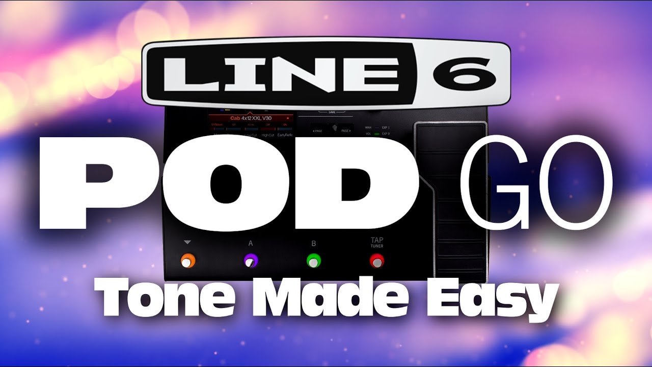 NEW!! Line 6 POD GO TONE MADE EASY - How to set up your POD GO for Great Sound