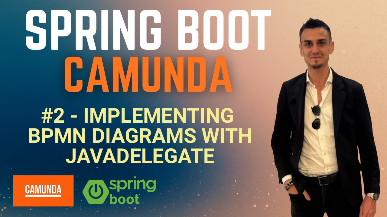 #2 - Spring Boot - Camunda | Implementing BPMN Diagrams with JavaDelegate