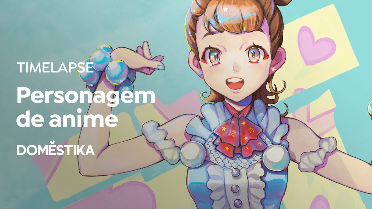 TIMELAPSE | Dibujando un personaje de Anime | Eudetenis | Domestika