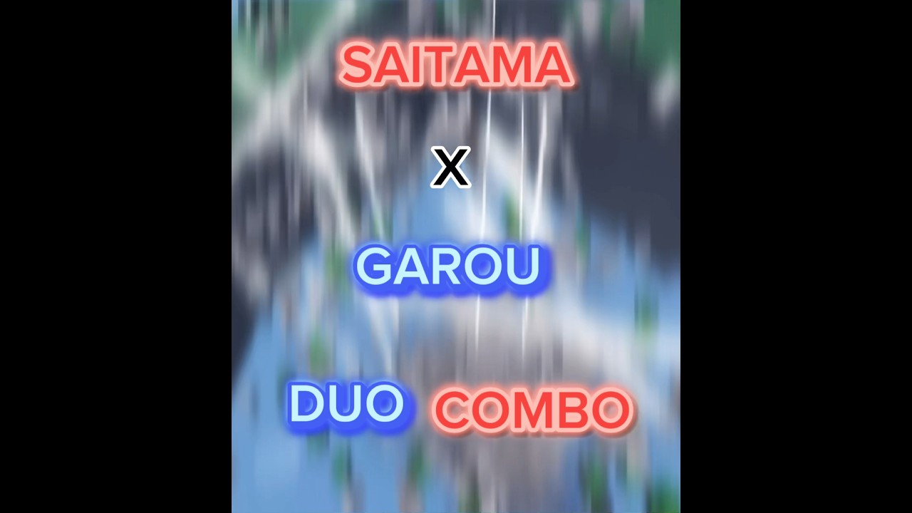 Saitama X Garou Duo Combo || The Strongest Battlegrounds #battleground #roblox