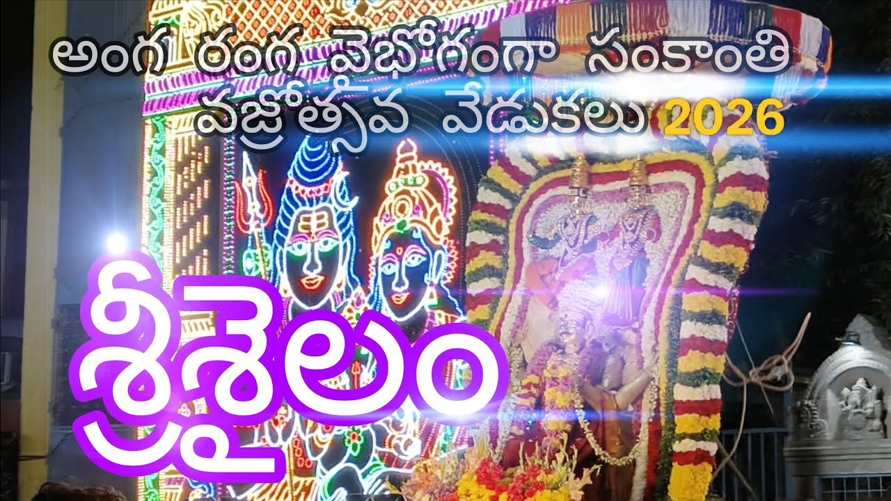 Srisaila brungi vahana seva2026 #srisailam #sankranthi #temple #siva #celebration #bhakthi 