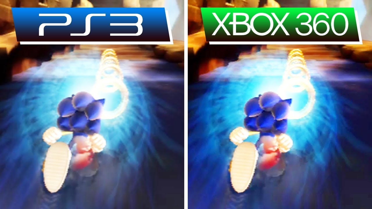 PS3 vs XBOX 360 Face-Off | Sonic Generations (2011) Which One is the best!