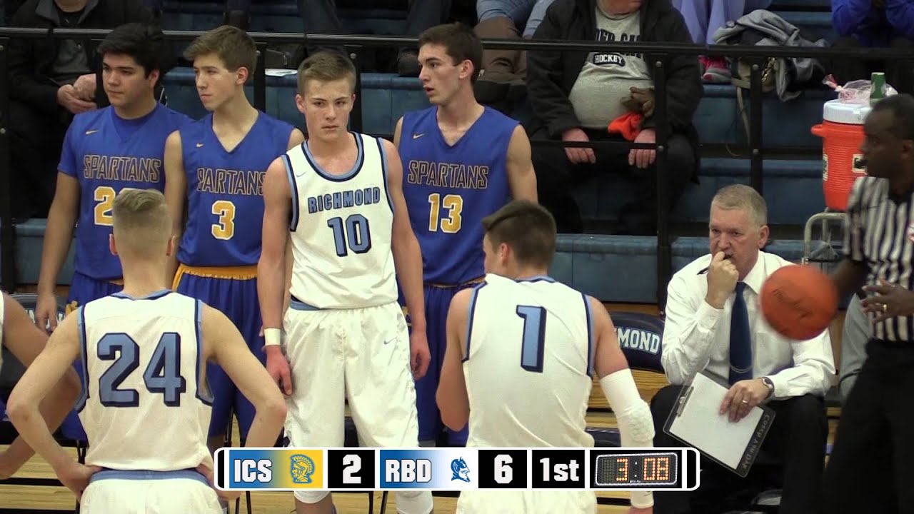 Richmond TV Sports: Boys Varsity Basketball - Imlay City Spartans vs. Richmond Blue Devils
