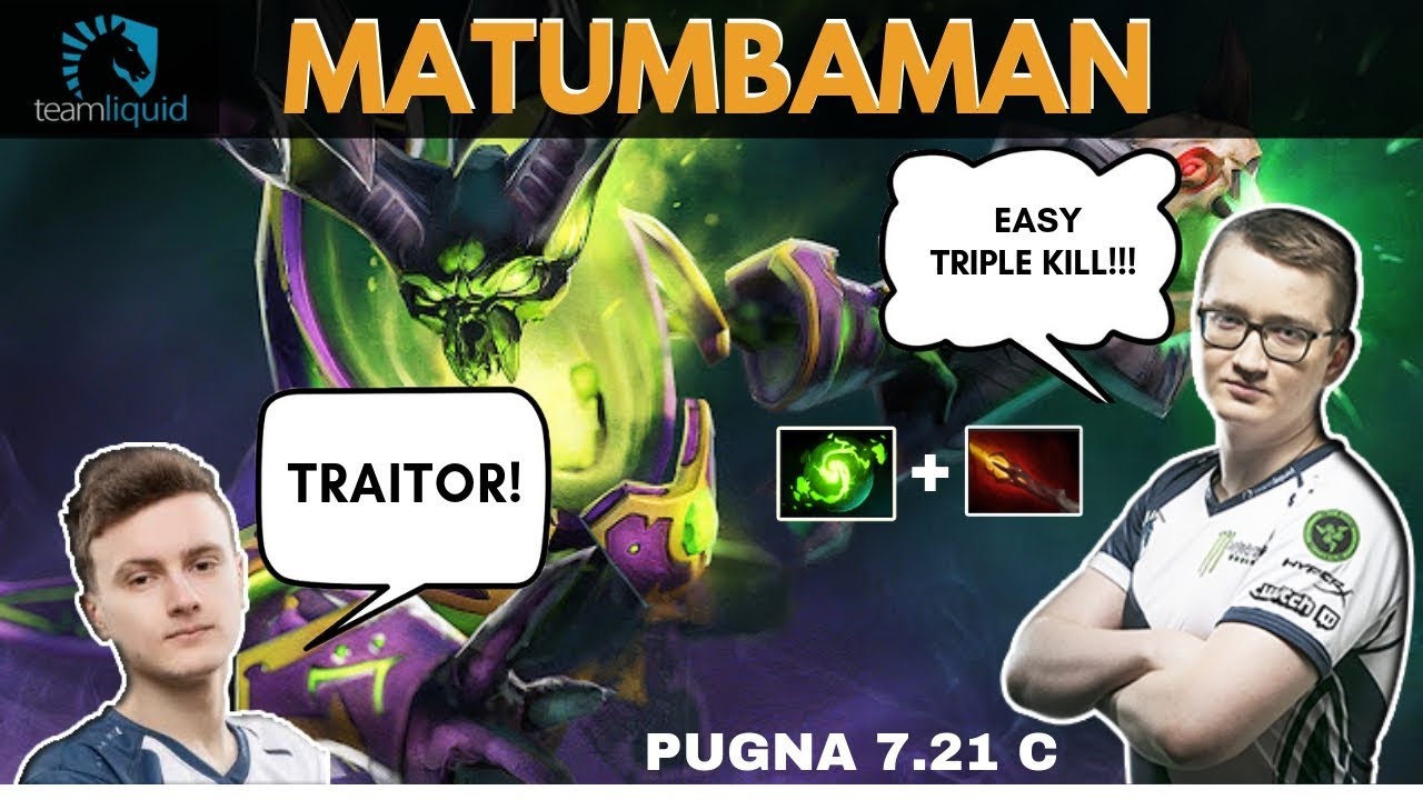 LIQUID MATUMBAMAN  DOTA 2(Pugna) vs Miracle (Rubick) | Player perspective