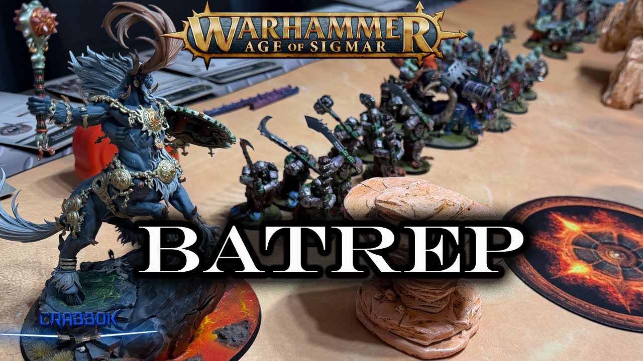 Warhammer Age of Sigmar - Short Form Battle Report - Ogor Mawtribes vs Ironjawz!