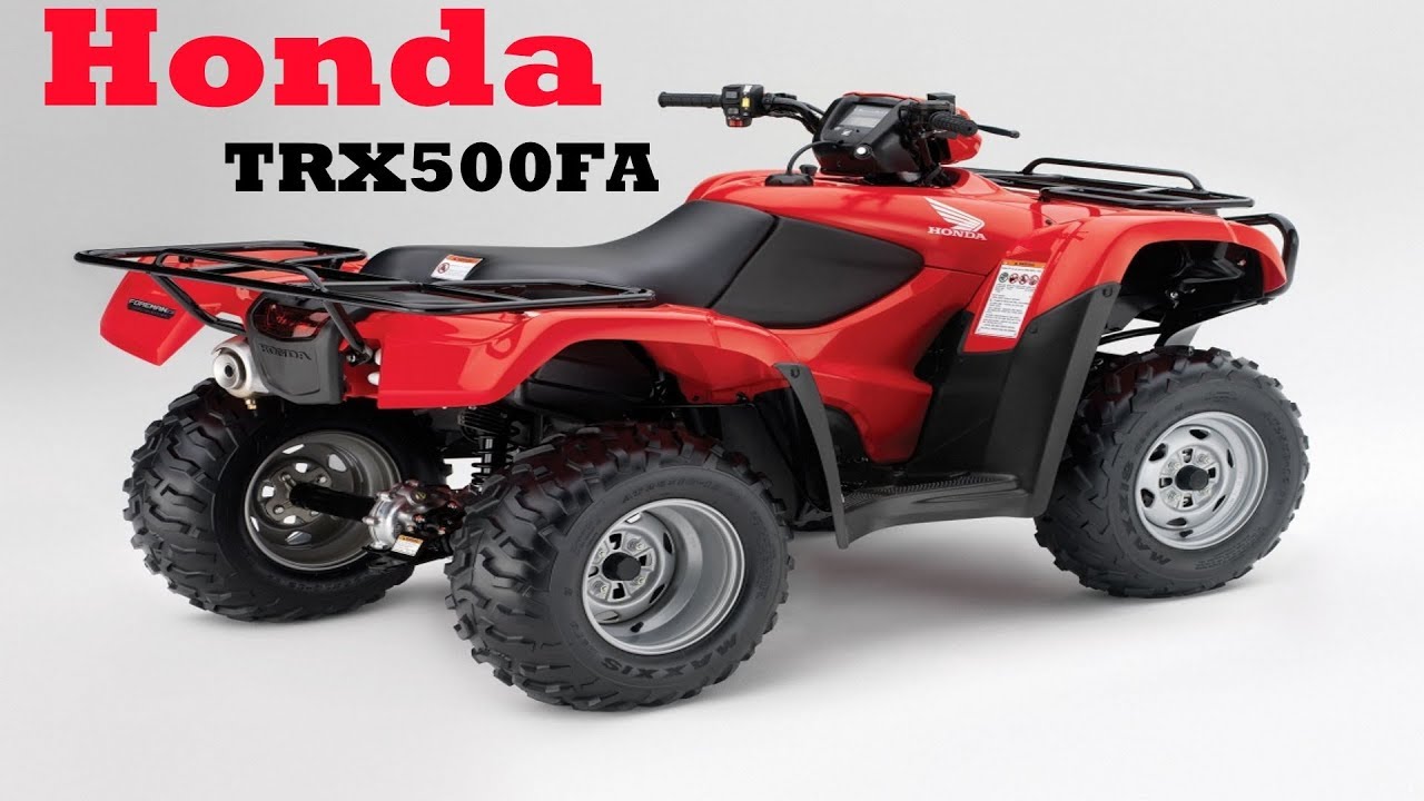 Обзор квадроцикла Honda TRX500FA.