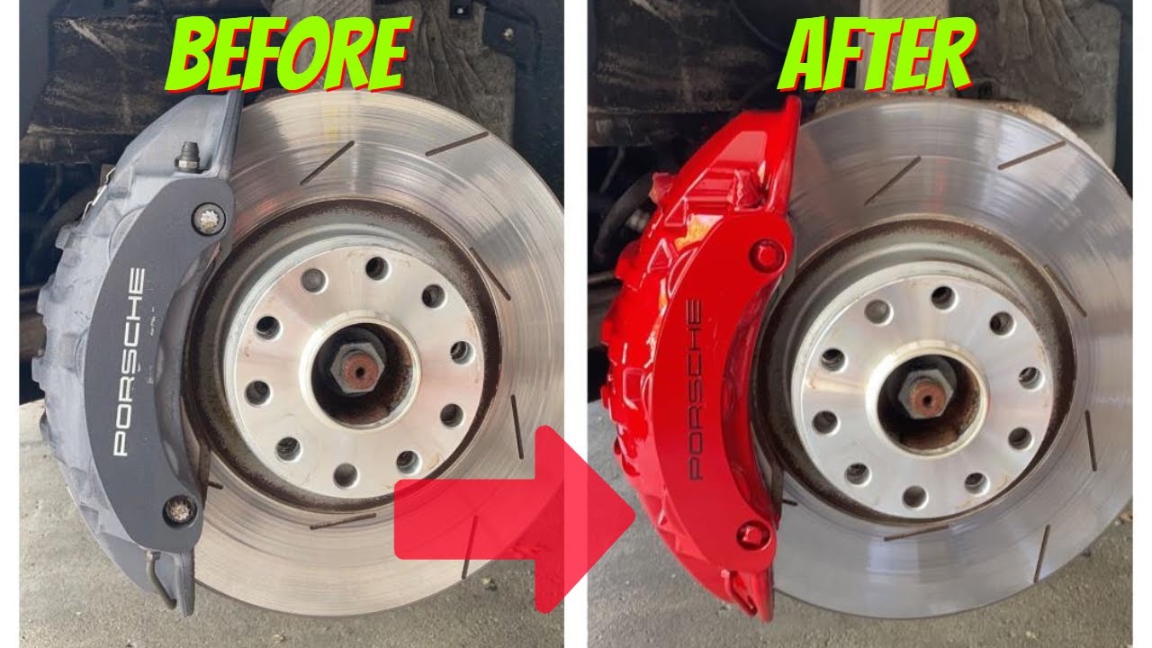 HOW to PAINT Brake CALIPERS | ON THE CAR | EASY!