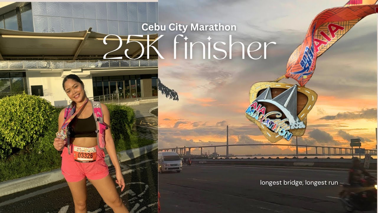 how i survived a 25KM run | my 2025 cebu city marathon experience