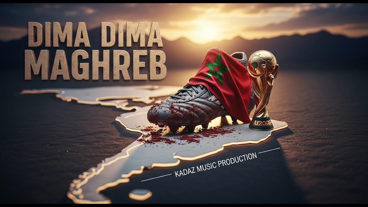 🏆 DIMA DIMA MAGHREB  | L'Hymne de la Victoire du Maroc U20 à la Coupe du Monde FIFA Chili 2025 🇲🇦