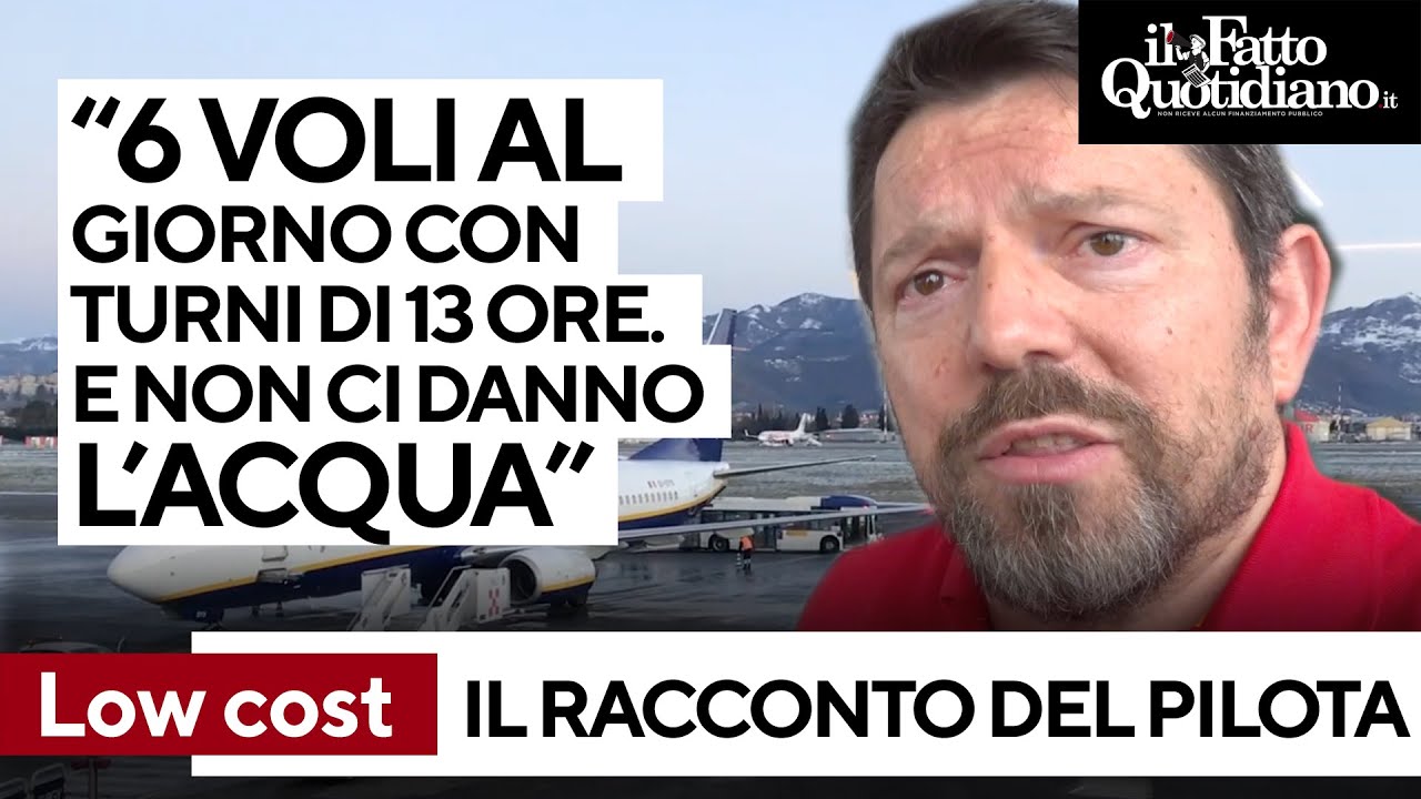 Sciopero low cost, il pilota: “6 voli al giorno con turni anche di 13 ore. Senza cibo, né acqua”