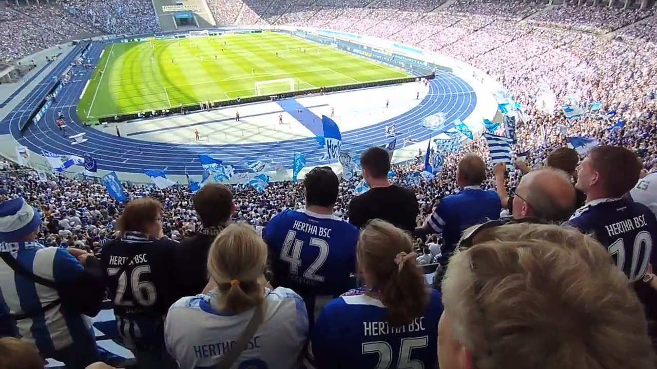 Hertha und der KSC die Freundschaft 💙🤍
