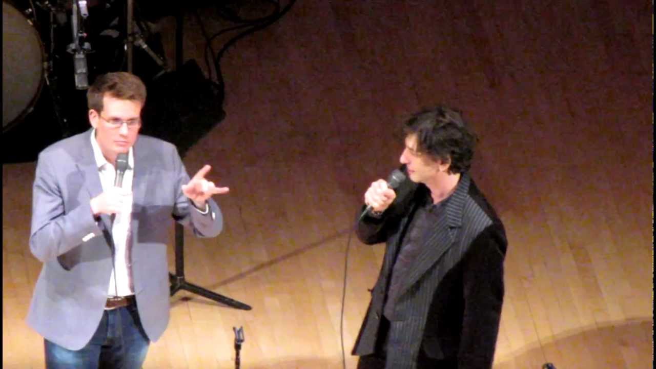 John Green and Neil Gaiman