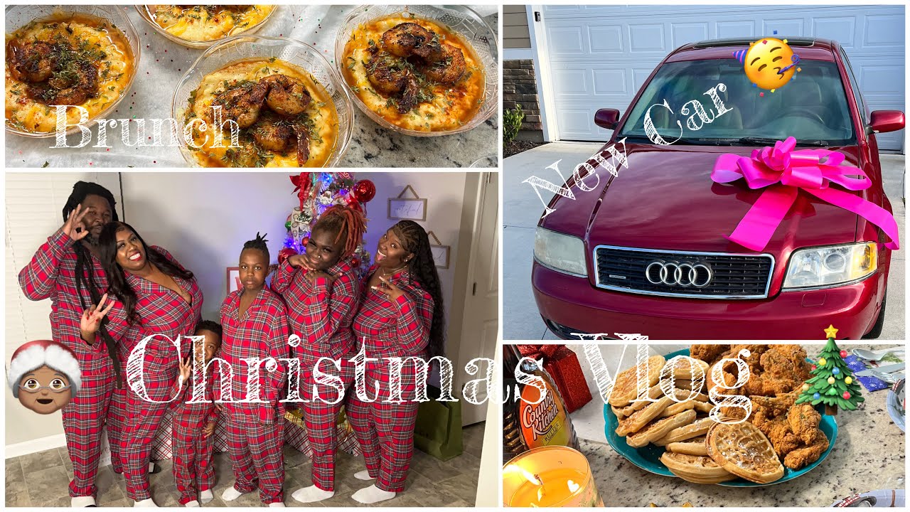 CHRISTMAS DAY VLOG🤶🏽🎄| SURPRISED MY DAUGHTER W/ A CAR 😱| FAMILY FUN| TIK TOK S’MORES