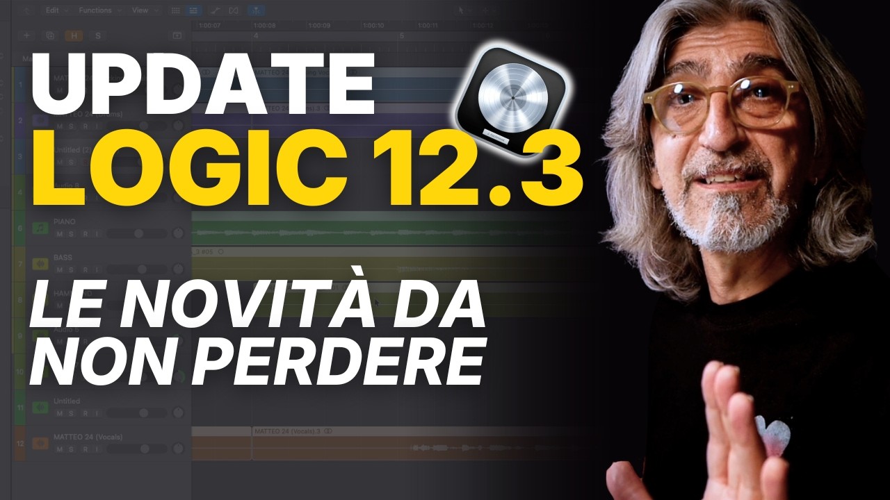 LOGIC PRO 12.3 - Le novit&agrave; dell'ultimo AGGIORNAMENTO