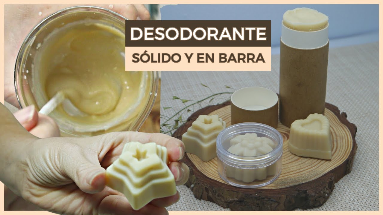 ¡Deja de comprar desodorante!❌  Desodorante Sólido Natural sin aluminio ni químicos🤩