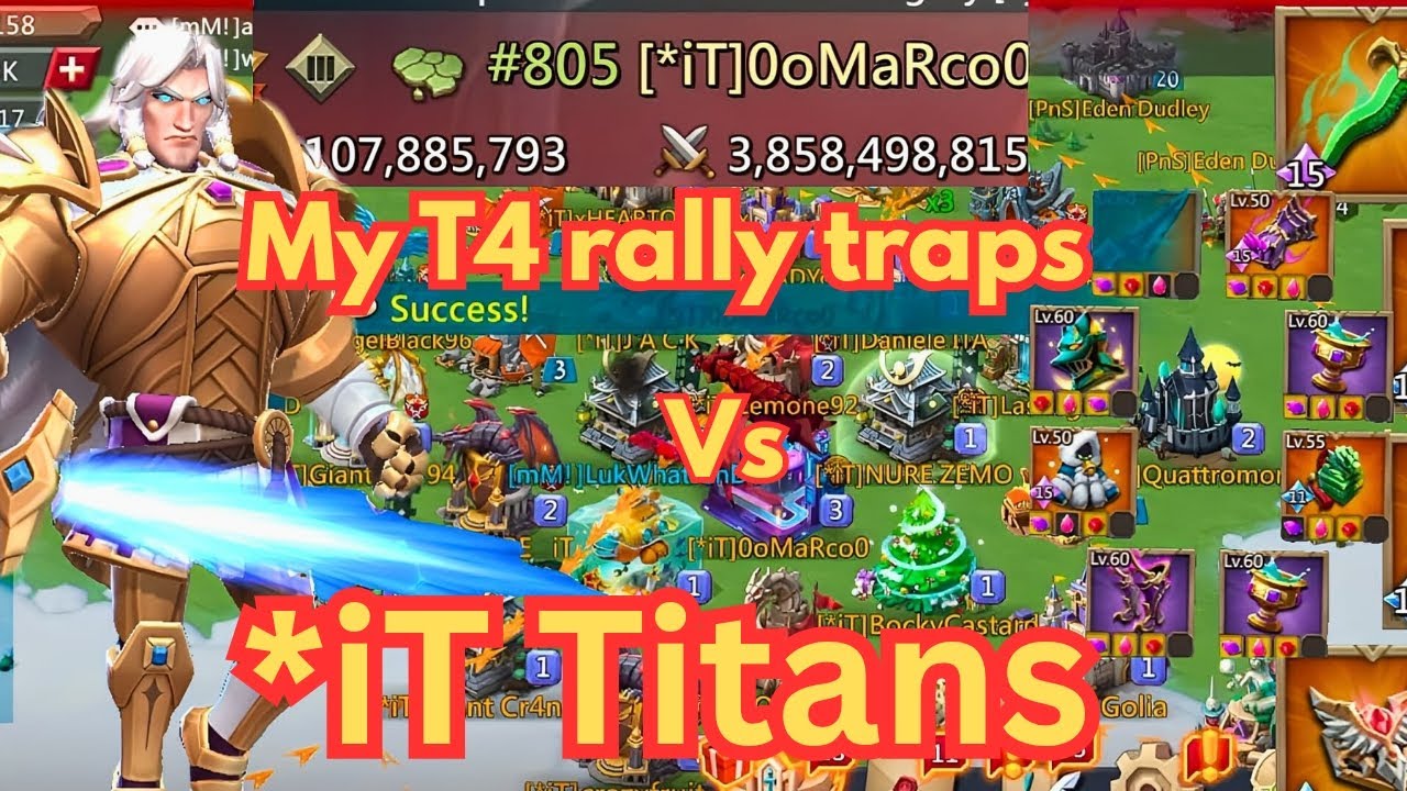 Игры разума с использованием щитов – 6 побед в ралли | Lords Mobile #lordsmobile #rallytraplordsm...