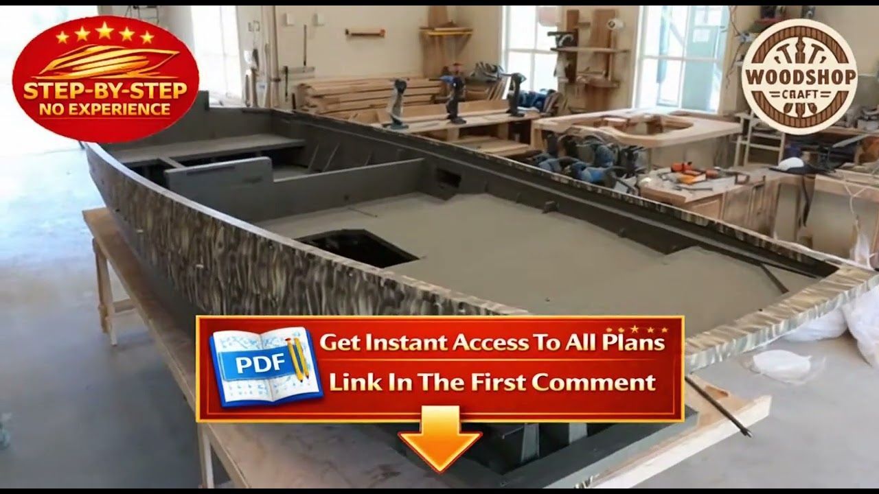 Build a Lightweight DIY Mud Boat from Scratch for Hunting | Simple Plans