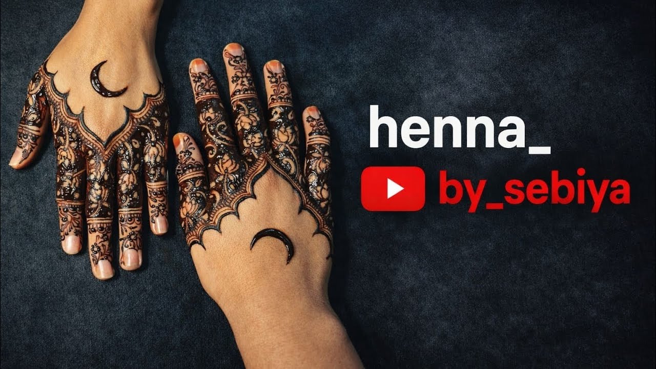 Moon Mehendi Designs|Elegant Trending Henna patterns #creativehenna 