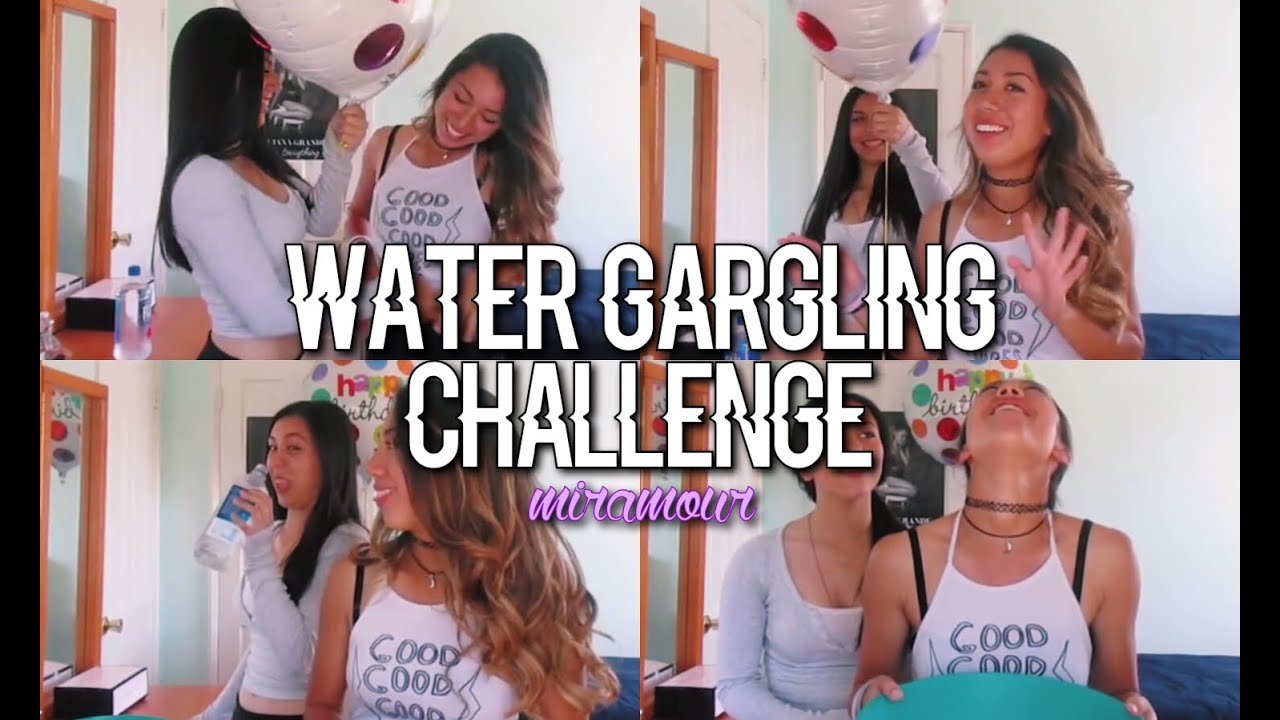 Water Gargling Challenge ☽ | miramour
