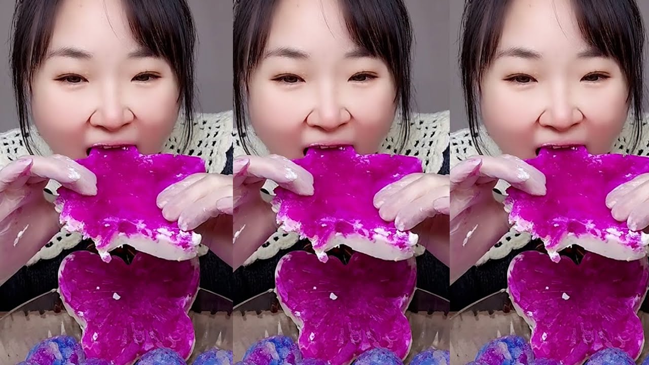 ASMR MUKBANG ICE EATING SOUNDS FROM THE FROZEN WATER