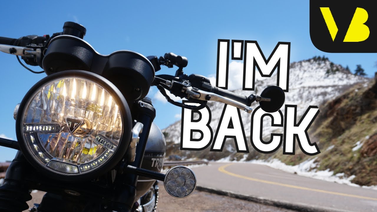 I'm back in Colorado, and it's snowing! // Riding the Speed Twin up Lookout Mountain