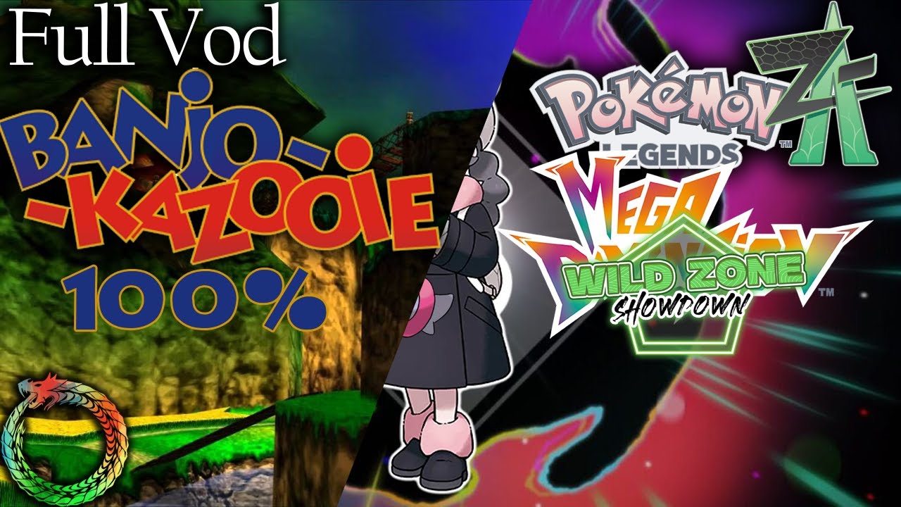 Banjo Kazooie 100% / Pokemon Legends: Z-A Mega Dimension DLC Full Vod - Part 11 - December 21st 2025