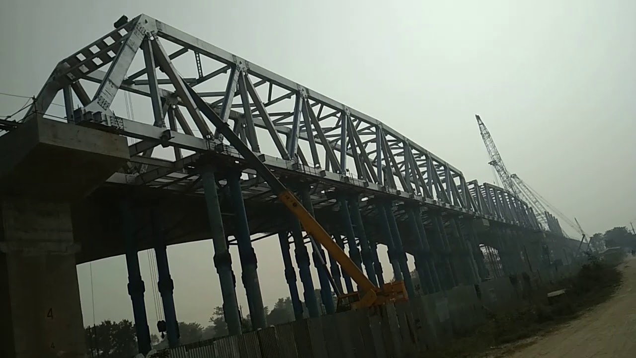 #Mahatma Gandhi Setu current status dated 8/12/2018, Patna.  #New Mahatma Gandhi Setu, Patna, Bihar