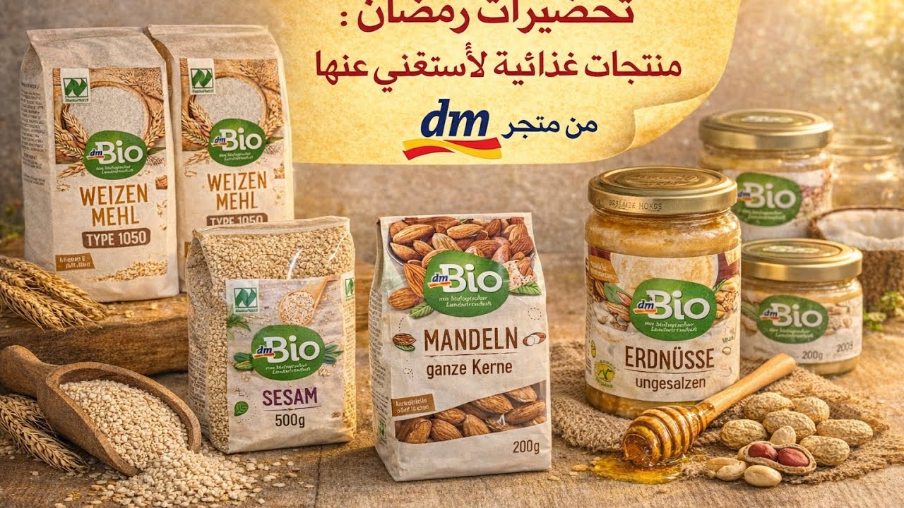 أساسيات رمضان التي لا أستغني عنها من  dm الالماني ✅