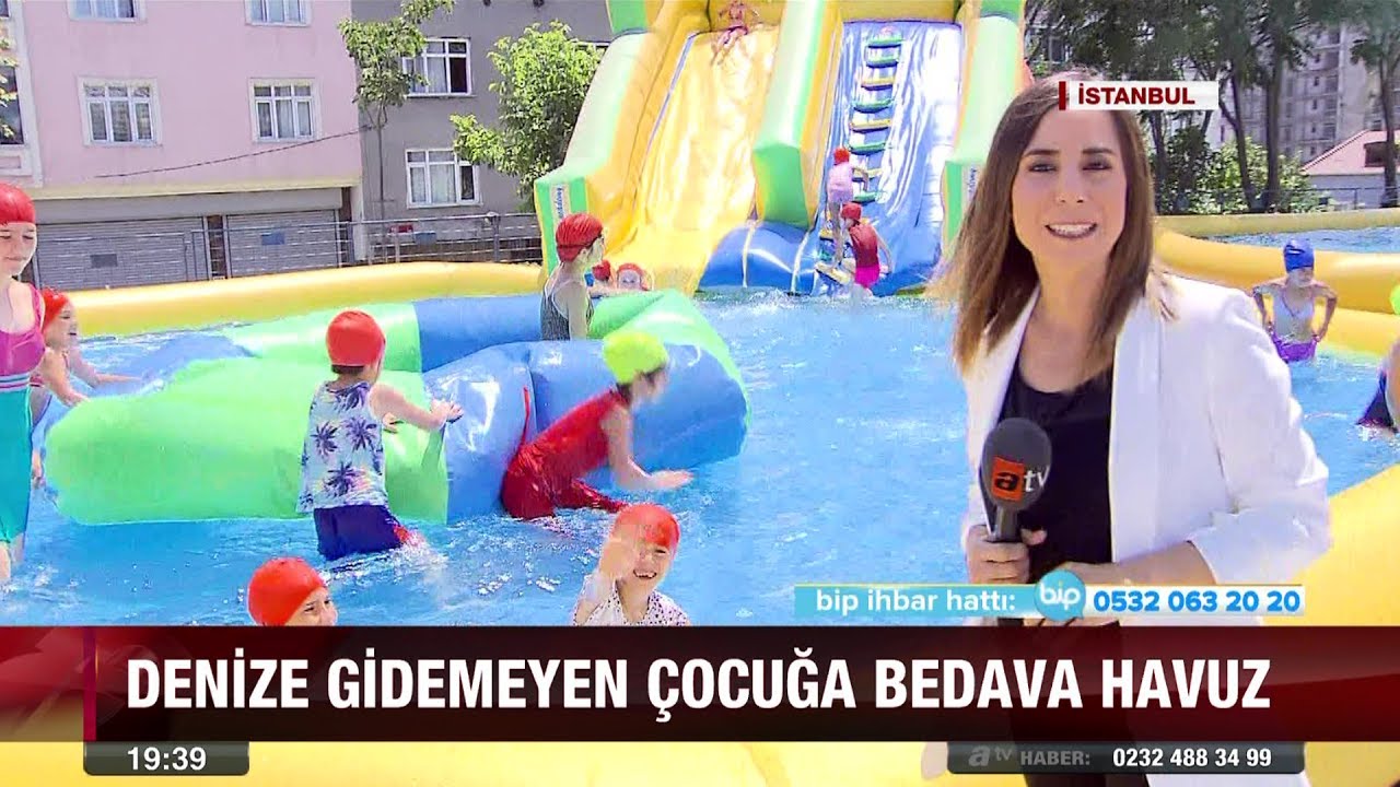 Denize gidemeyen çocuğa bedava havuz!- 13 temmuz 2017