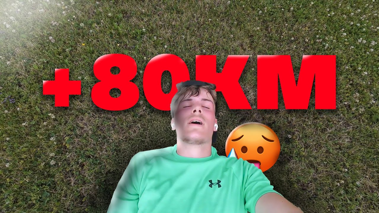80km cumulé sur 1 semaine... (mauvaise idée)