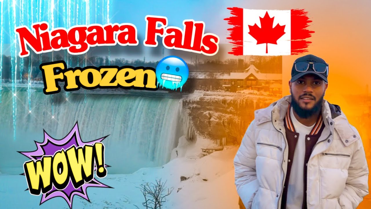 🥶 Niagara Falls Frozen! | 🇨🇦 கனடாவில் திடீர் மக்கள் கூட்டம் 😱 | Canada | Sakinth