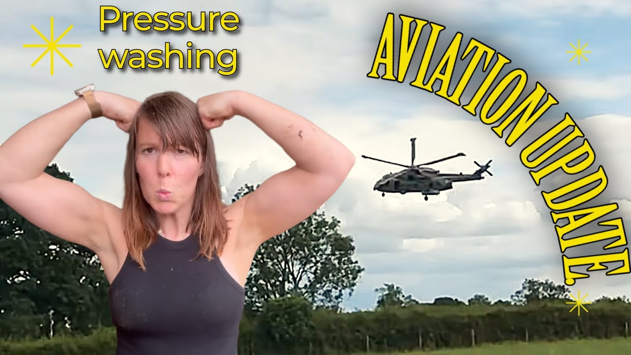Aviation update of dreams - calf scour = pressure washing 